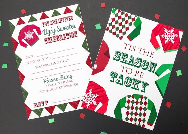 4 steps to create the perfect ugly sweater party invite